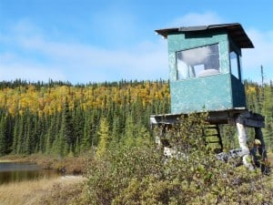 The blind in the NE arm of Lac Fourchette 