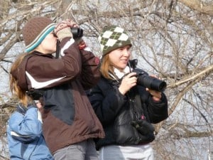 Birding is attracting more and more young people. Drew Monkman