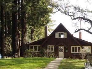 We rented the ground floor of this beautiful old Mill Valley home on the side of Mt. Tamalpais (Photo: Drew Monkman)