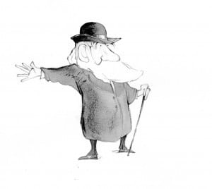 Charles Darwin cartoon character - Kady MacDonald Denton